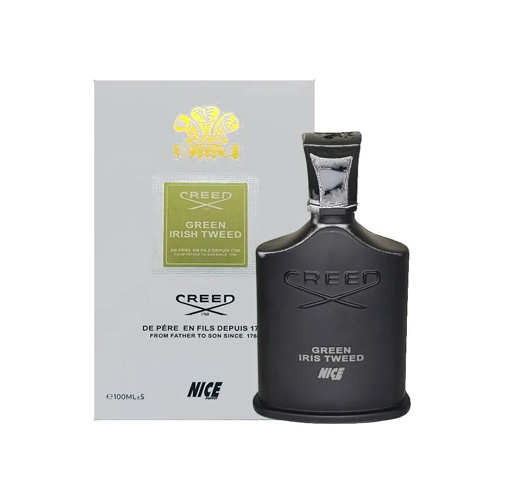 ادو پرفیوم مردانه نایس پاپت مدل Creed Green Irish Tweedبا رایحه خنک حجم 100 میلی لیتر