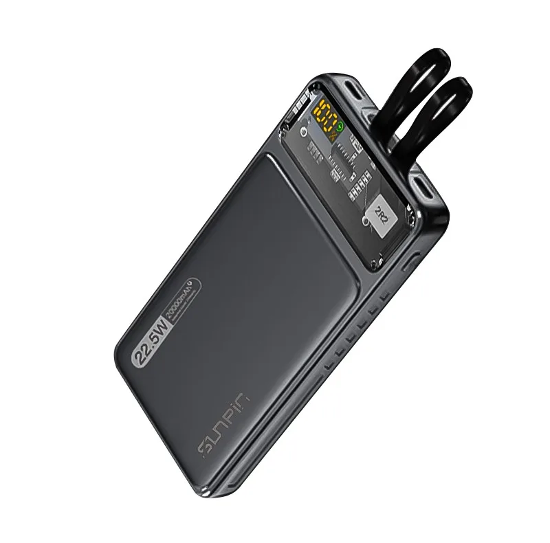 پاوربانک سان پین مدل SPD-009 ظرفیت 10000 میلی آمپر ساعت