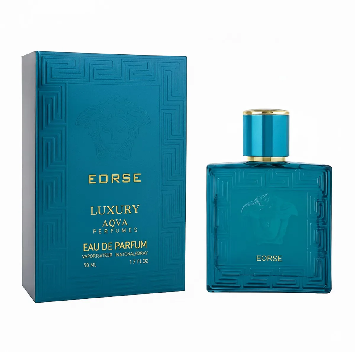 ادو پرفیوم مردانه لاکچری آکوا مدل EORSE با رایحه خنک حجم 50 میلی لیتر