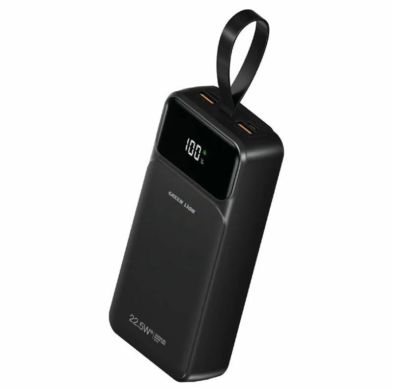 پاوربانک 22.5 وات گرین لاین مدل TANK 30000 mah ظرفیت 30000 میلی‌آمپرساعت