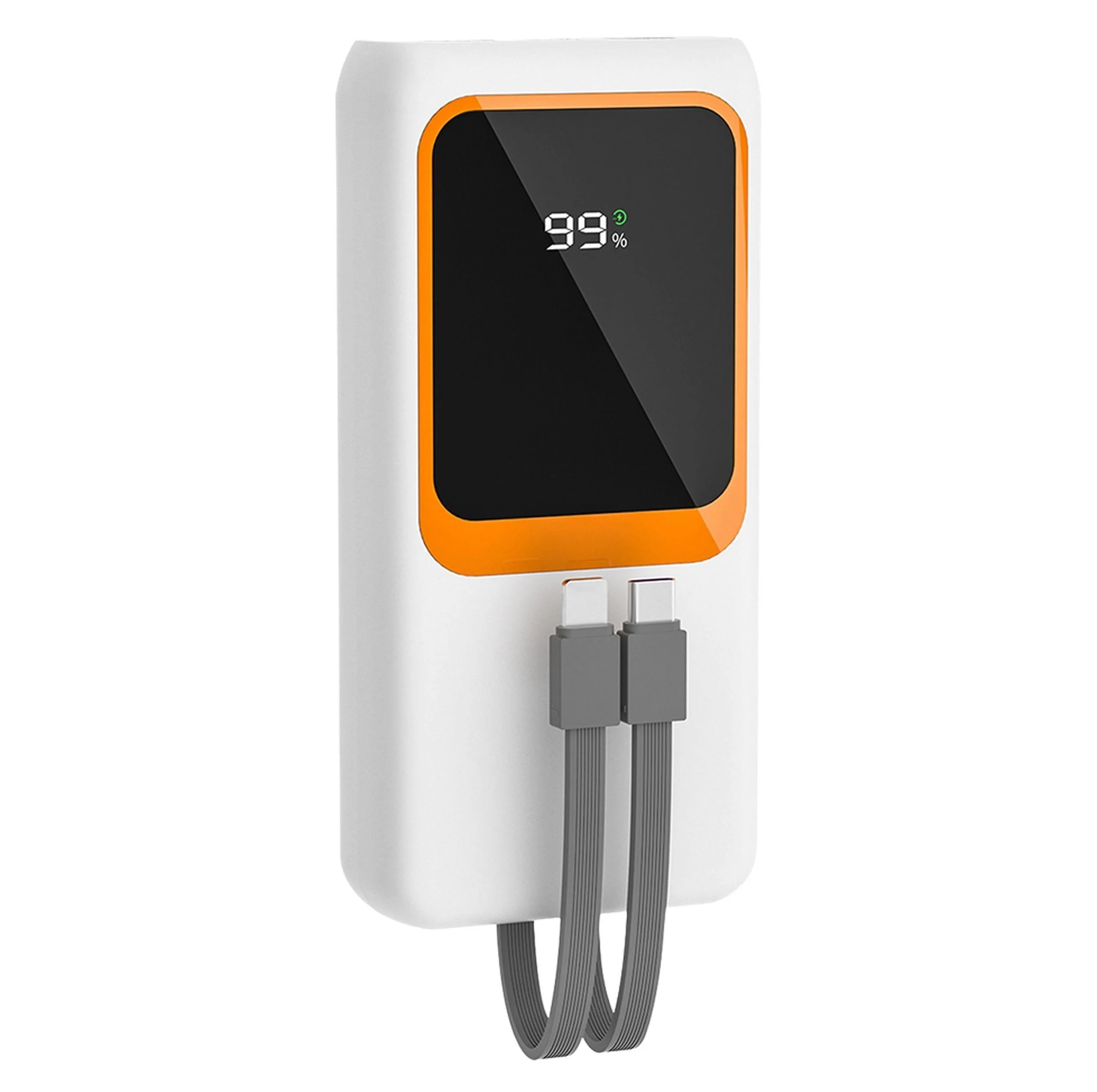 پاوربانک پی زد ایکس مدل V27 Fast Charging 22.5W Cabled ظرفیت 20000 میلی آمپر ساعت