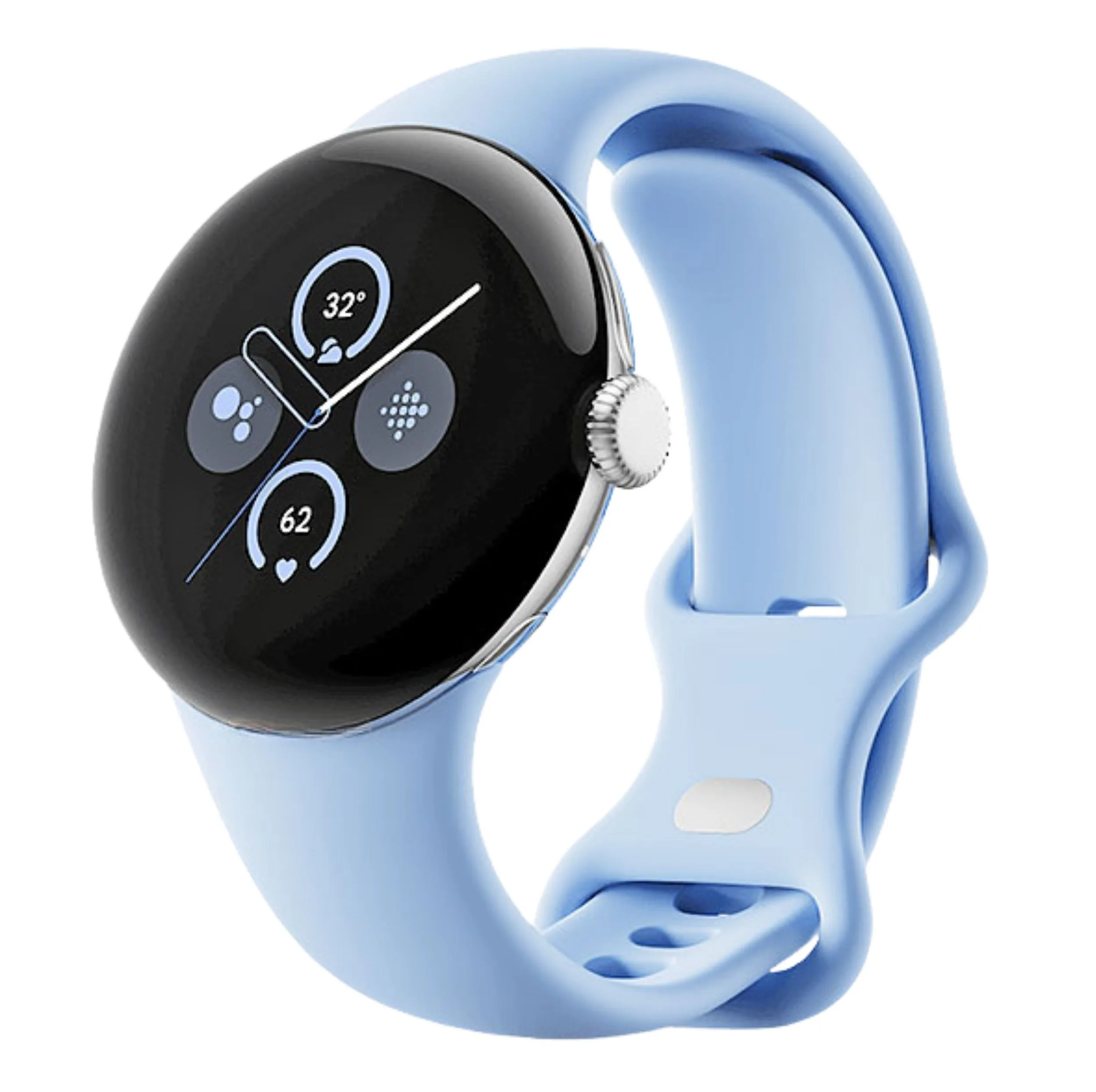 ساعت هوشمند 41 میلی‌متری گوگل مدل Pixel Watch 2 با بند سیلیکونی
