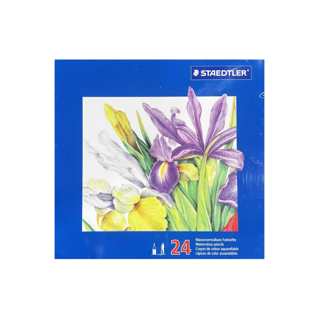 مداد رنگی 24 رنگ استدلر مدل aquarell