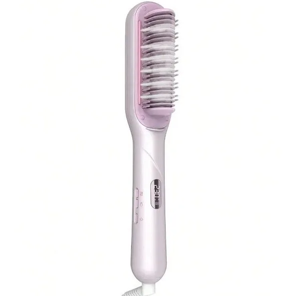 برس حرارتی بخاردار شیگلم مدل Hydra Shot Steam straightening brush Pro وزن 775 گرم با مخزن بخار داخلی و سیستم یون‌ساز