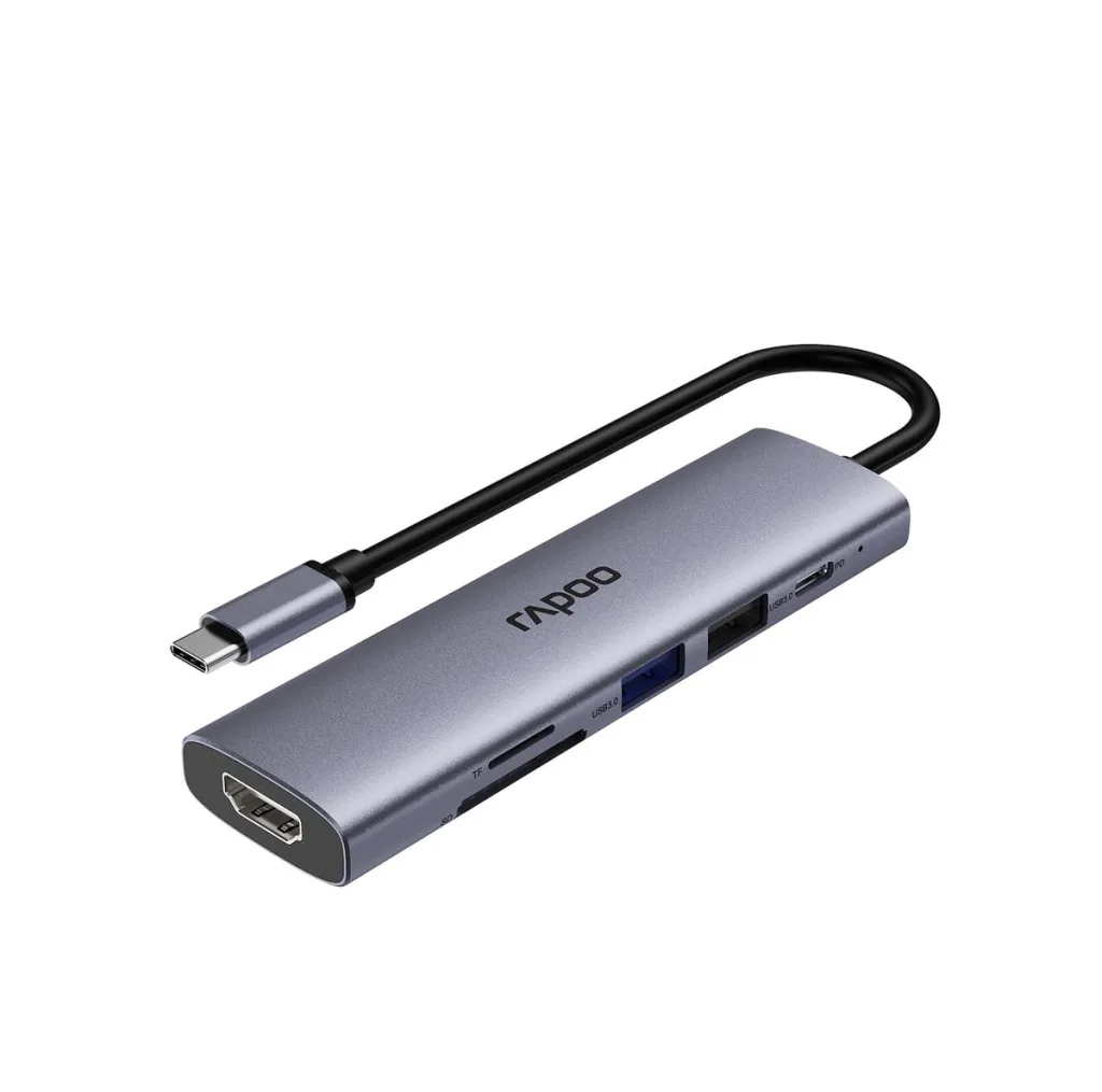 هاب 6 پورت USB-C رپو مدل XD61