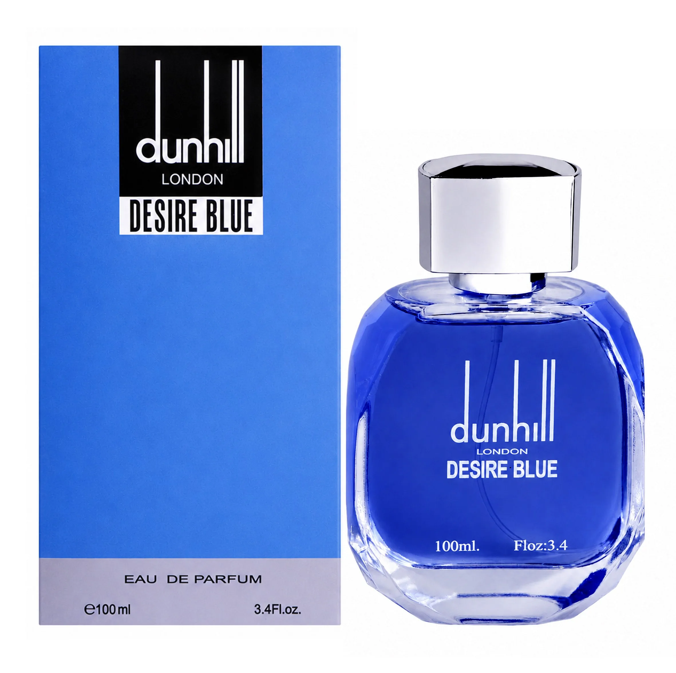 ادو پرفیوم مردانه کلپک مدل Dunhill Desire Blue با رایحه خنک حجم 100 میلی لیتر