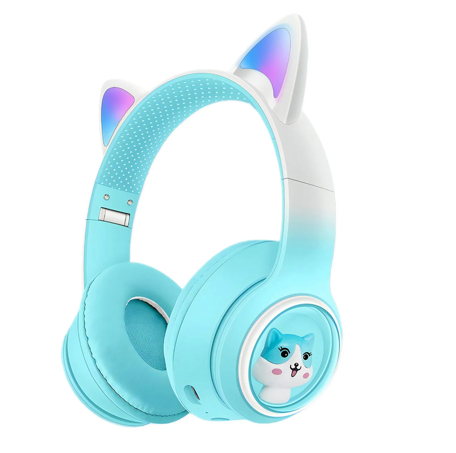 هدفون بیسیم طرح گربه مدل hifi akz51