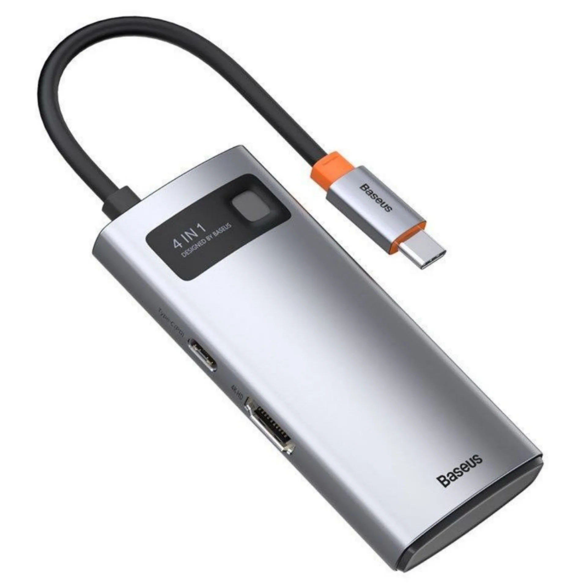 هاب 4 پورت USB-C باسئوس مدل Metal Gleam Series