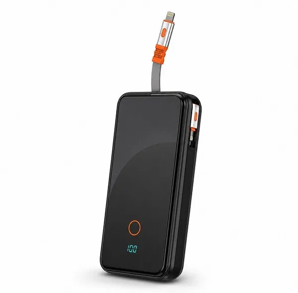 پاوربانک 33 وات شی کاریزما مدل BP-AI105 ظرفیت 10000 میلی‌آمپر‌ساعت به همراه کابل USB-C