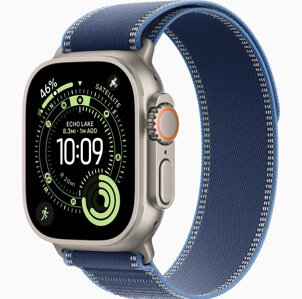 ساعت هوشمند 49 میلی متری اپل مدل Ultra 3 Natural Titanium Case با بند Trail