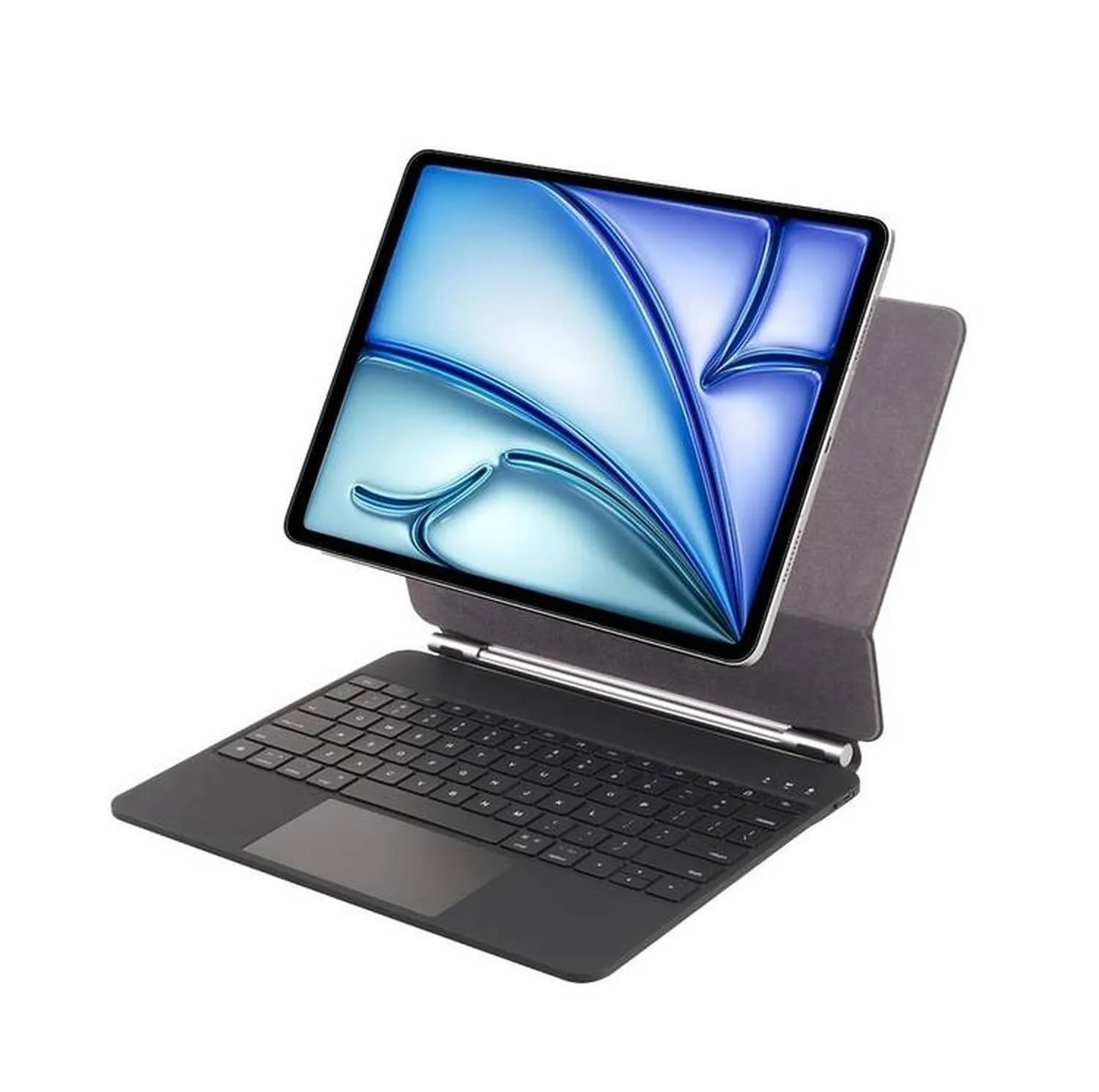 کیف کلاسوری کیبورد دار گرین لاین مدل Magic مناسب برای تبلت اپل iPad Air 11 (2024) / Air 10.9 / Pro 11