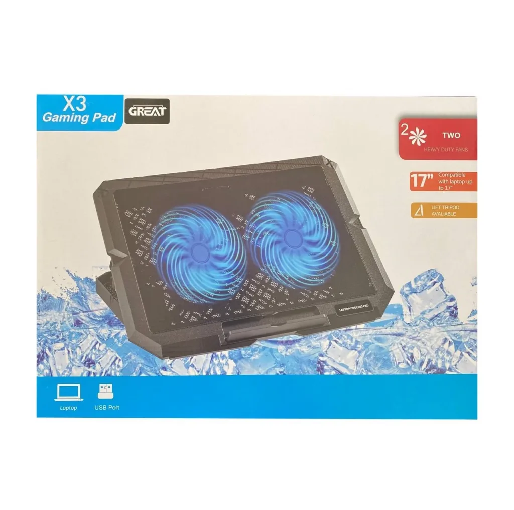 پایه خنک کننده لپ تاپ گریت مدل x3
