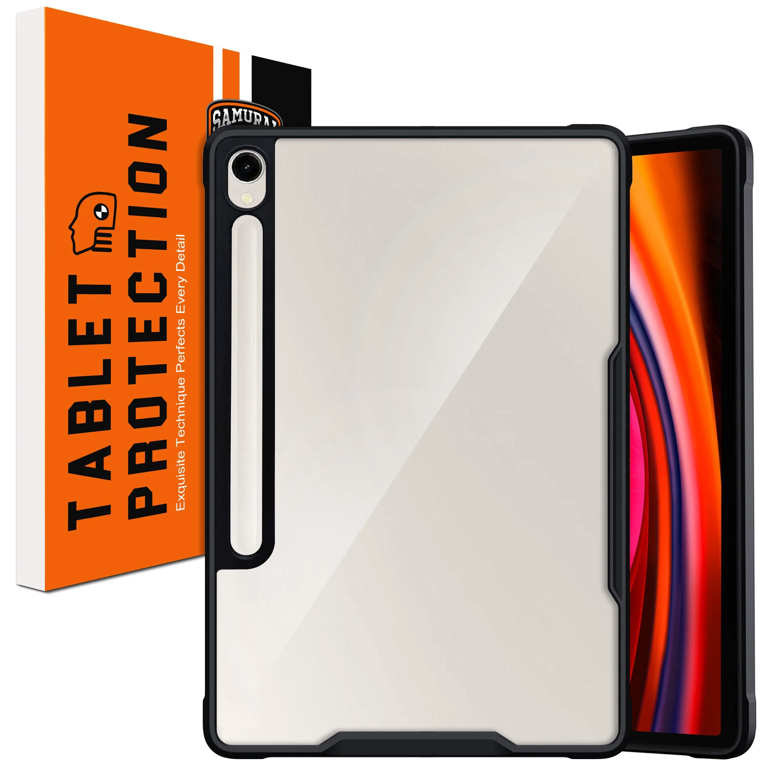 کاور سامورایی مدل Black-Bumper مناسب برای تبلت سامسونگ Galaxy Tab S9 / S9 FE
