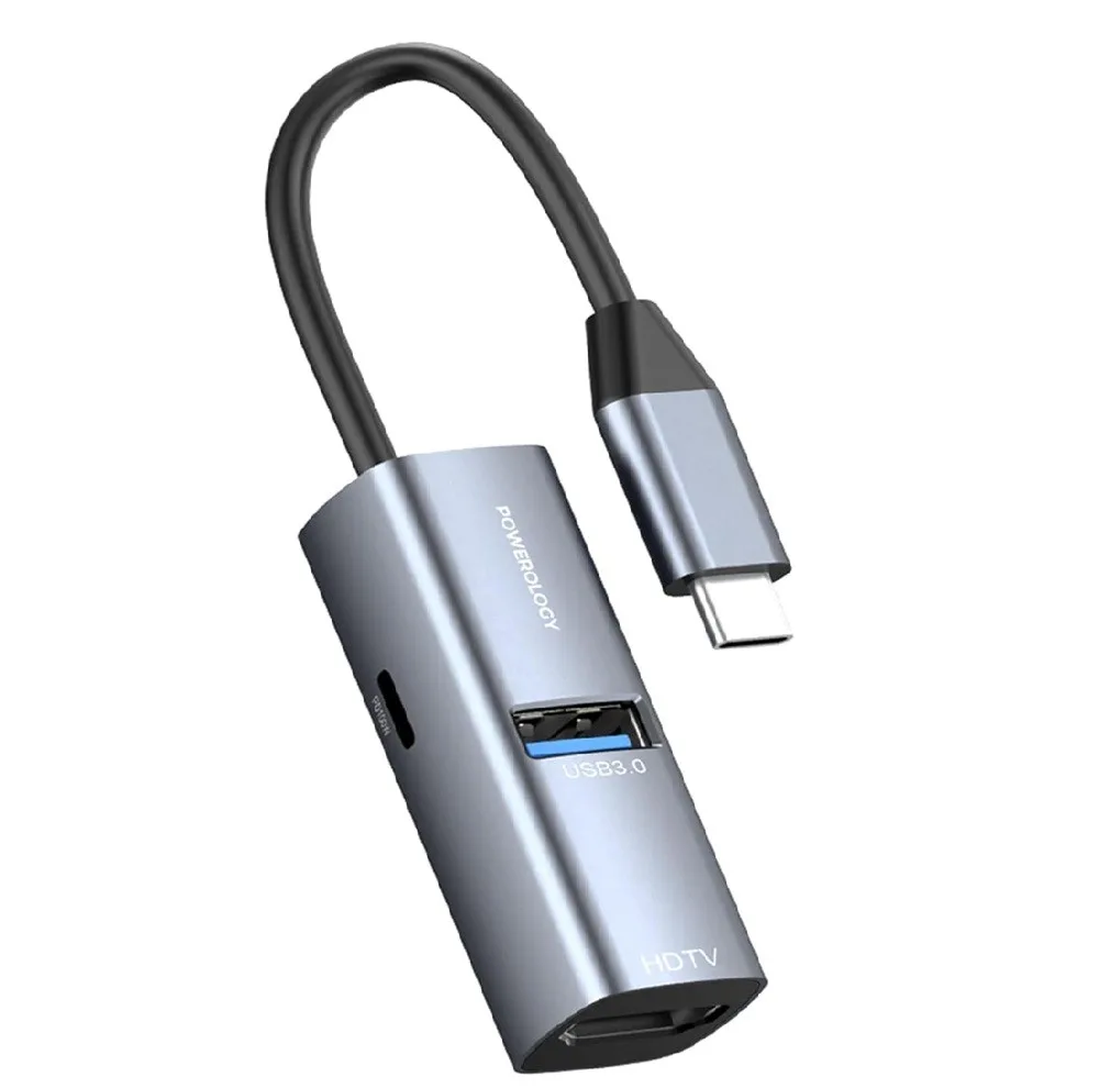 هاب تایپ سی پاورولوژی مدل PWJT424BK