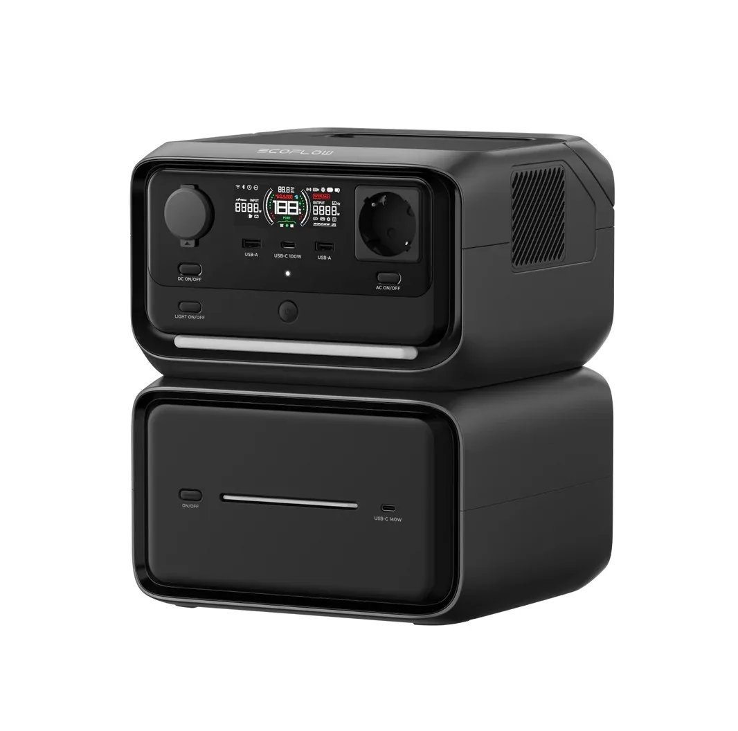 پاور استیشن قابل حمل 600 وات اکوفلو مدل RIVER 3 MAX PLUS ظرفیت 268125 میلی آمپر ساعت