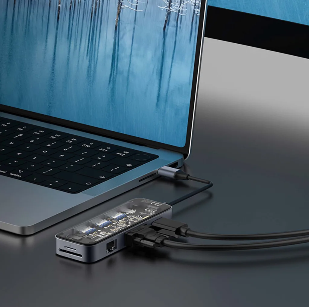 هاب 10 پورت USB-C رسی مدل RH22