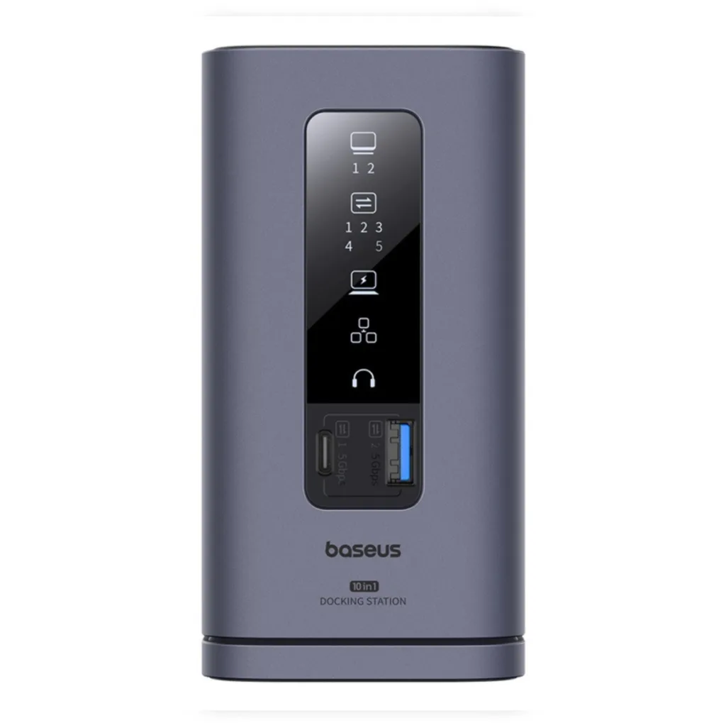 هاب 10 پورت USB-C بیسوس مدل BS-OH174 به همراه کابل USB-C