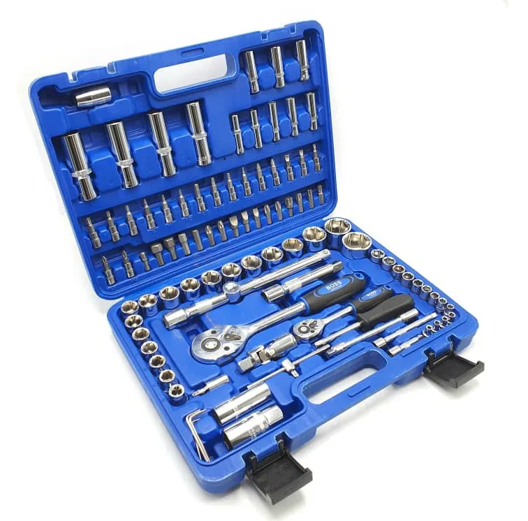 آچار بکس جغجغه ای باس مدل DR-1/4-1/2 مجموعه 94 عددی