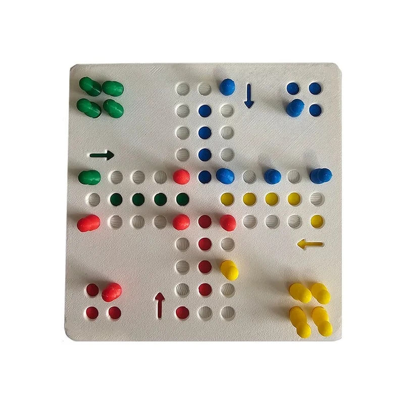 بازی فکری منچ و شطرنج مدل ludo