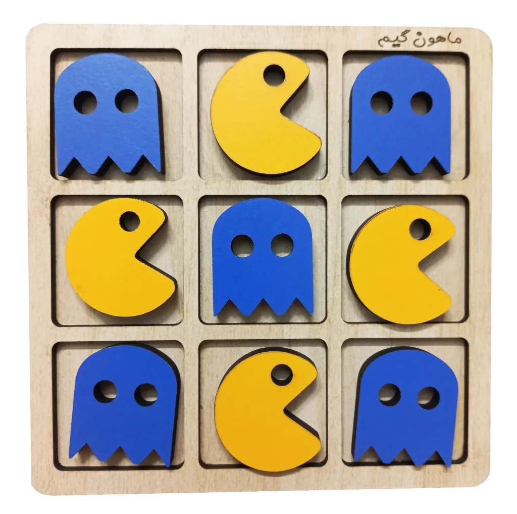 بازی فکری ماهون گیم مدل دوز طرح پکمن کد xo2