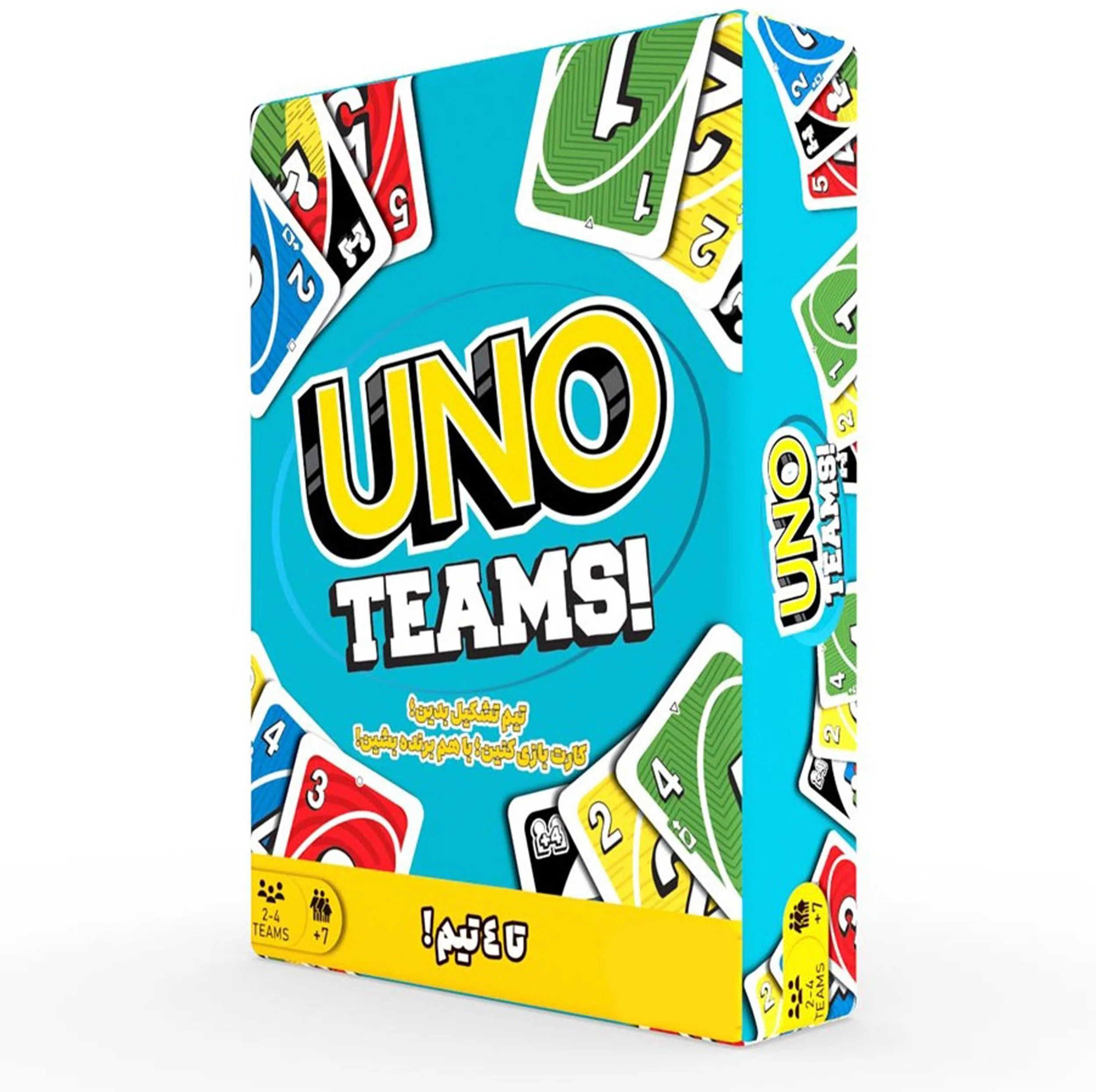 بازی فکری مدل Uno Teams مناسب سن 7 سال به بالا