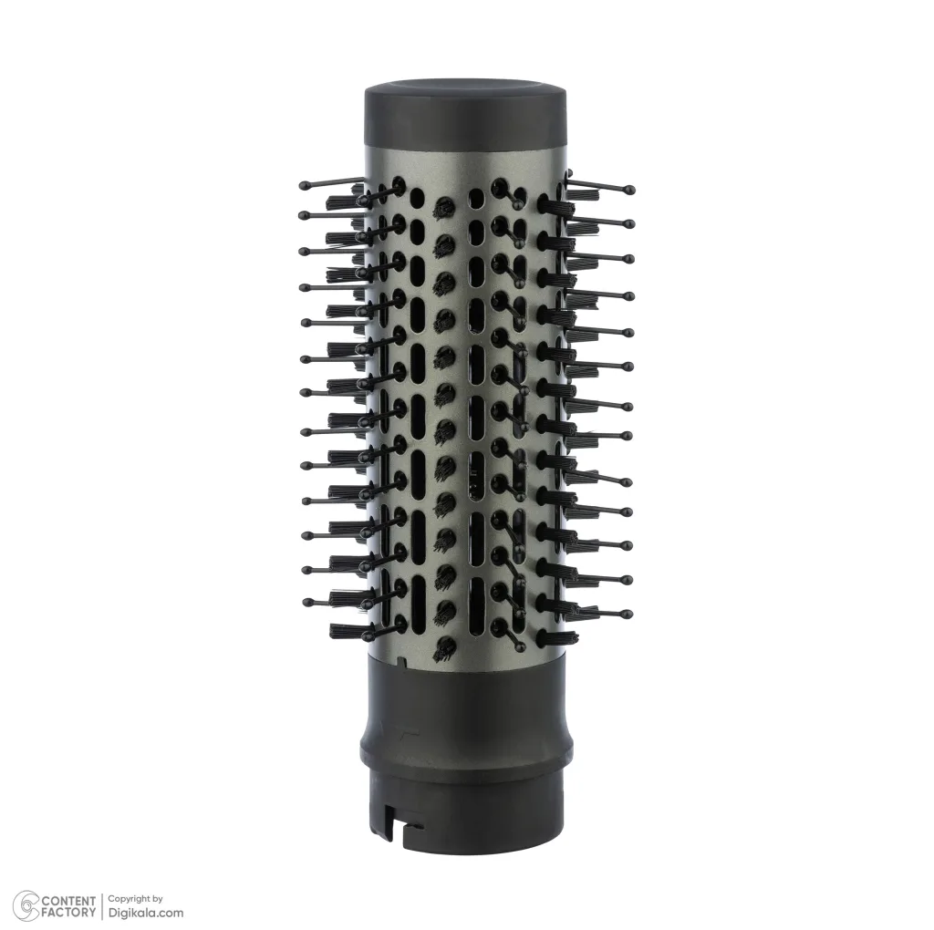 سشوار برس‌دار حالت‌دهنده پرنسلی مدل PR331AT با موتور DC، توان 240 وات، تنظیمات دما یک حالته، تنظیم سرعت دو سرعته، سری صاف‌کننده، همراه با سری شانه‌دار، برس گرد پهن، برس تخت، متمرکزکننده پهن، سری دندانه‌دار و کیف نگه‌دارنده