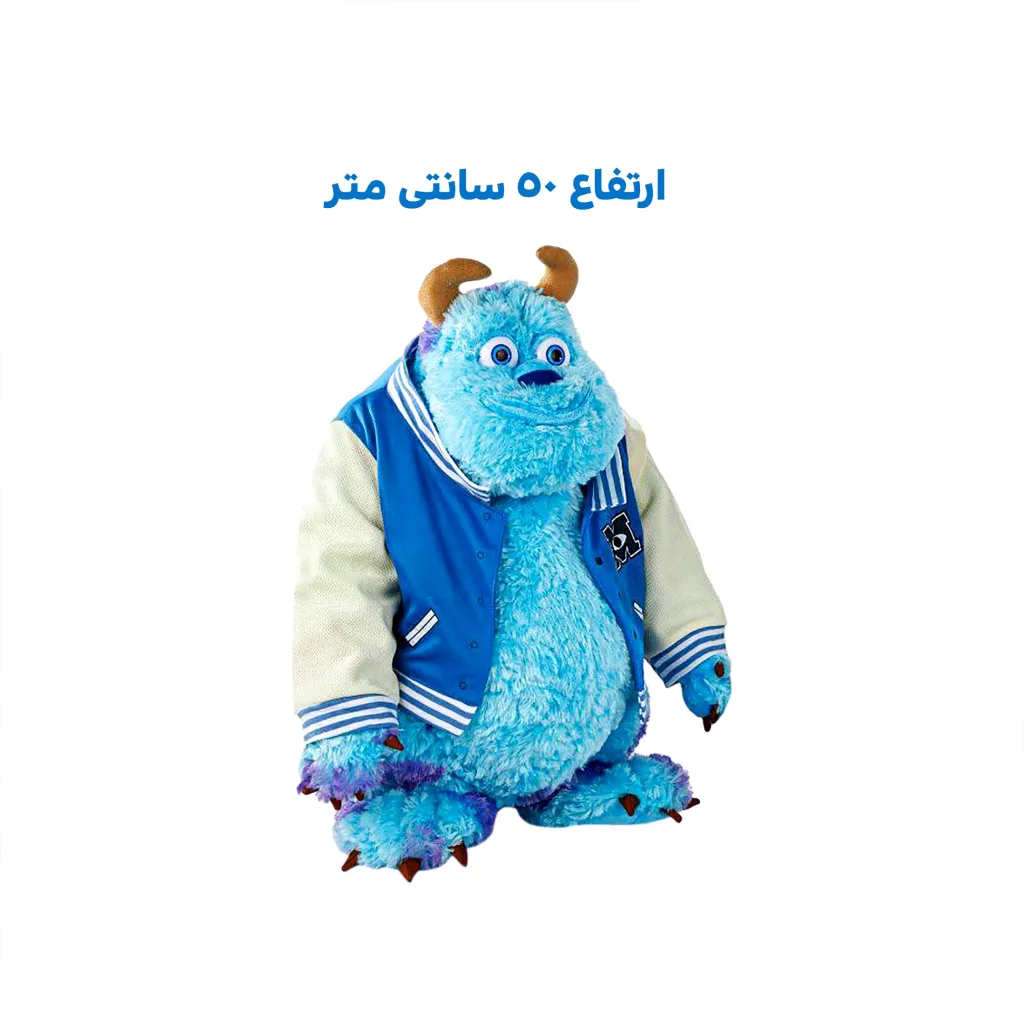 عروسک طرح سالیوان کارخانه هیولاها کد NT165 ارتفاع 50 سانتی‌متر