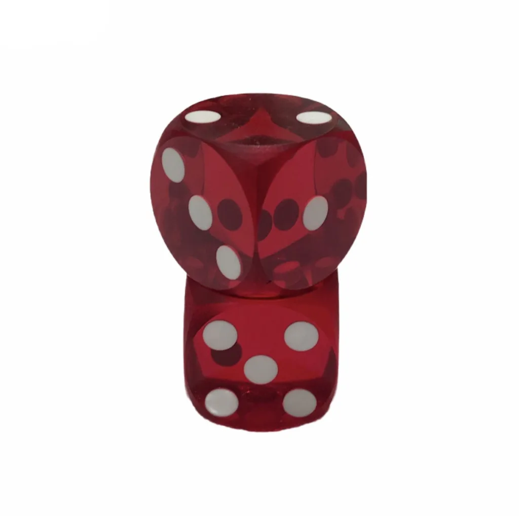 تاس بازی مدل Red Cube بسته دو عددی