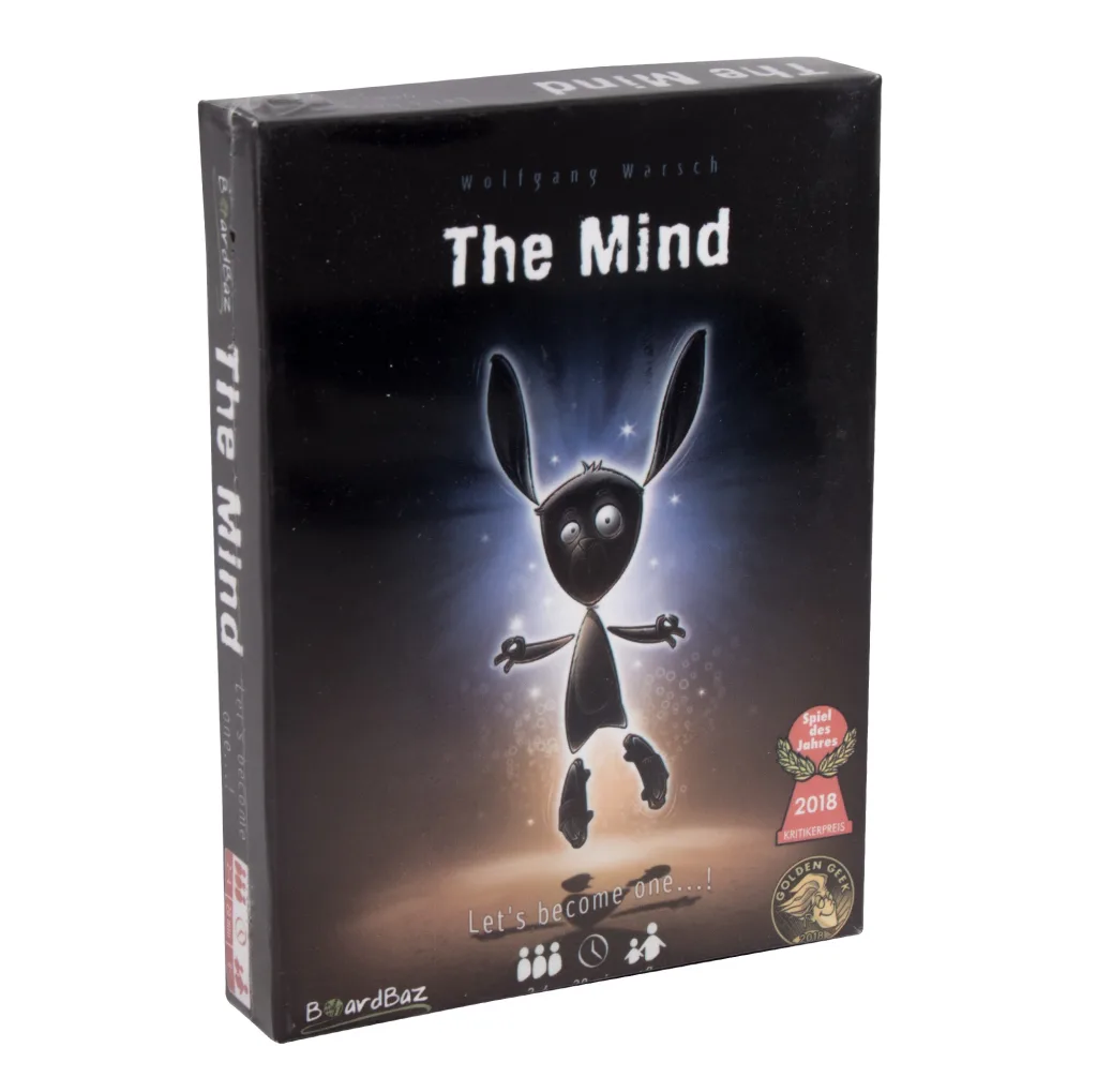 بازی فکری کارتی The mind بدون کلام با 120 کارت، مناسب 4 نفر، تست هوش و تمرکز، نامزد بهترین بازی سال 2018 و برنده جایزه بهترین بازی کارتی از Boardgame geek