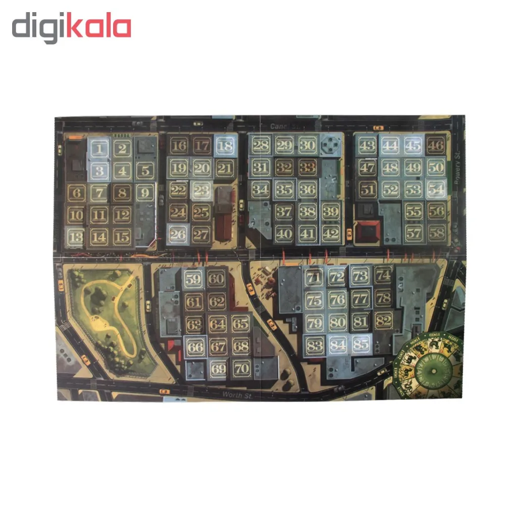 بازی فکری بازبازی مدل Chinatown با مکانیزم مذاکره و چانه‌زنی، قابل بازی برای 3 تا 5 بازیکن، مناسب نوجوان و بزرگسال، بازی تخته‌ای استراتژیک با هدف مالکیت و امتیازدهی مناطق کاری