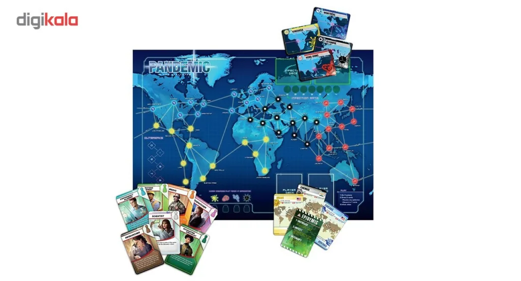 بازی رومیزی زدمن گیمز مدل Pandemic