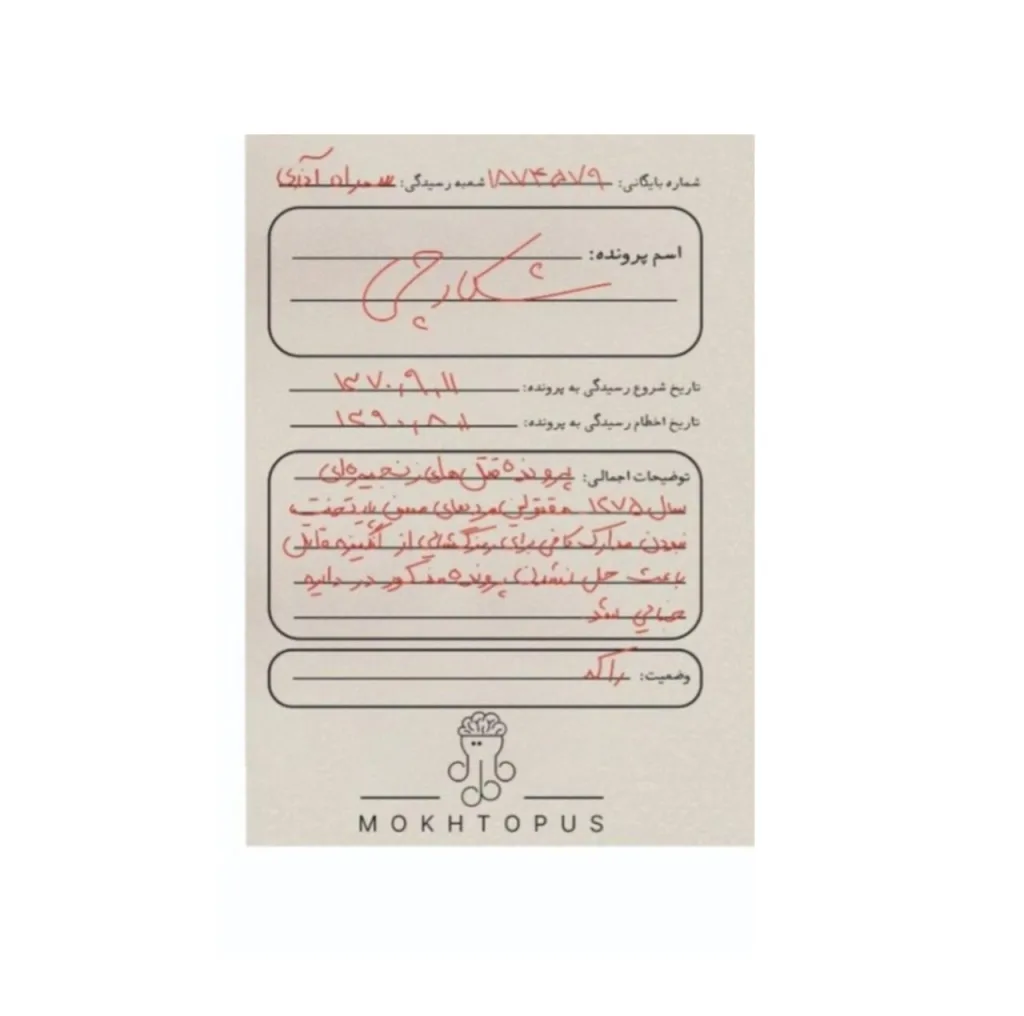 بازی فکری مدل  پرونده معمایی شکارچی