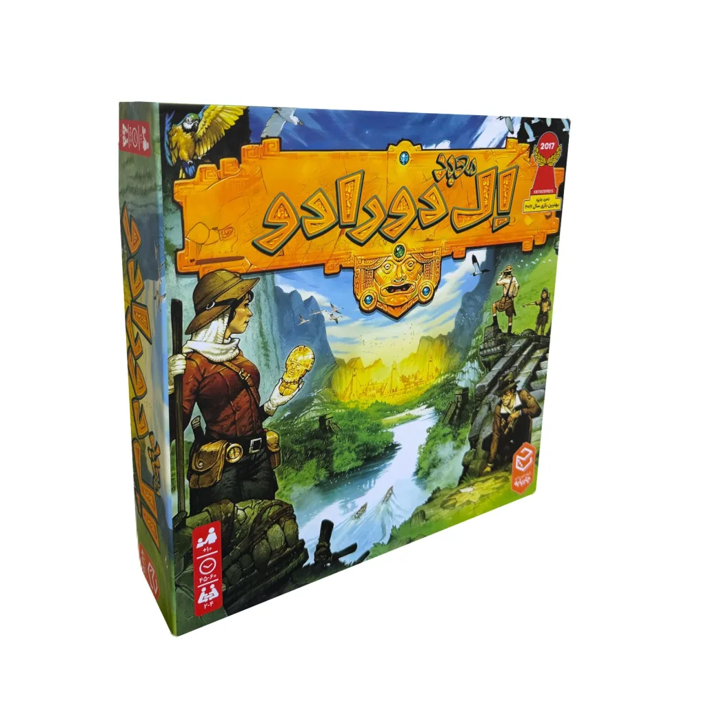بازی فکری چهارپایه مدل معبد الدورادو مناسب برای بزرگسال و نوجوان