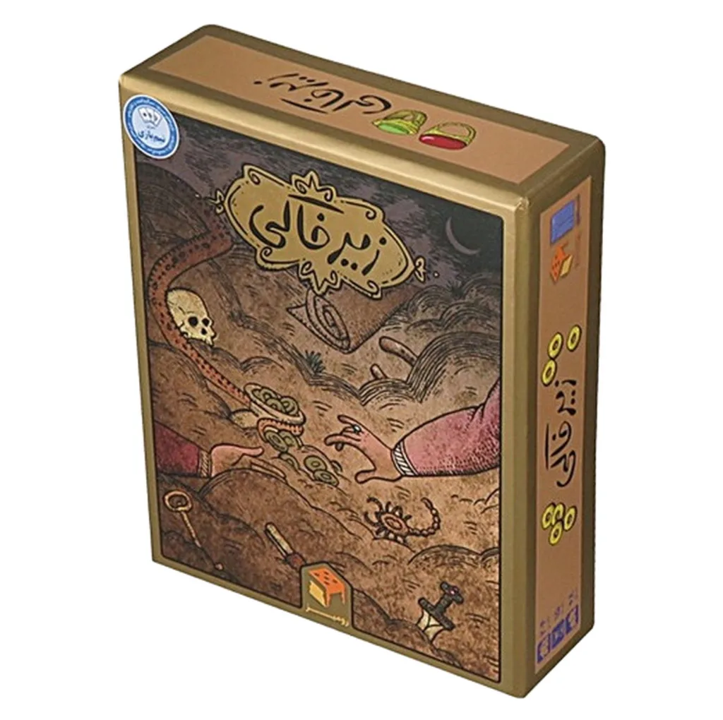 بازی فکری زیرخاکی 4 نفره بدون محدودیت سنی با درجه سختی آسان، مناسب 2 تا 4 بازیکن، شامل کارت‌های گنج برای جستجوی اشیای قیمتی، تولید داخل