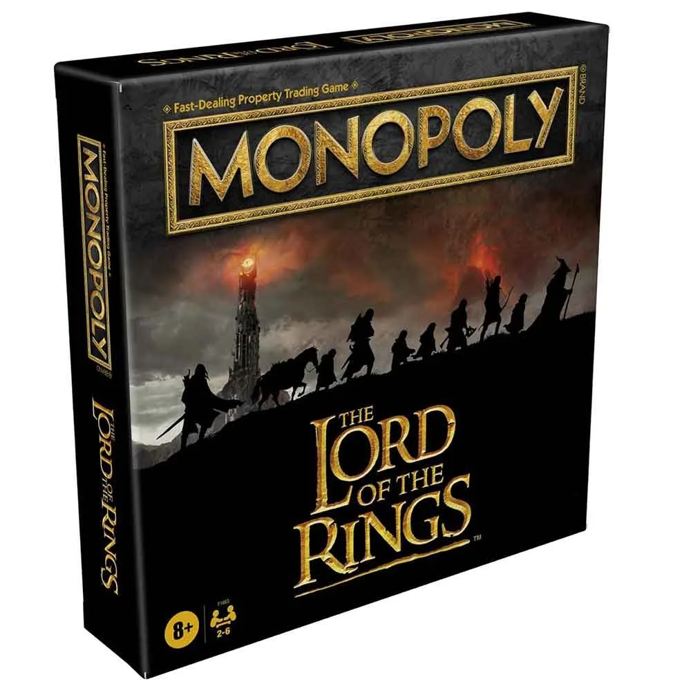 بازی فکری مدل مونوپولی Monopoly طرح ارباب حلقه ها
