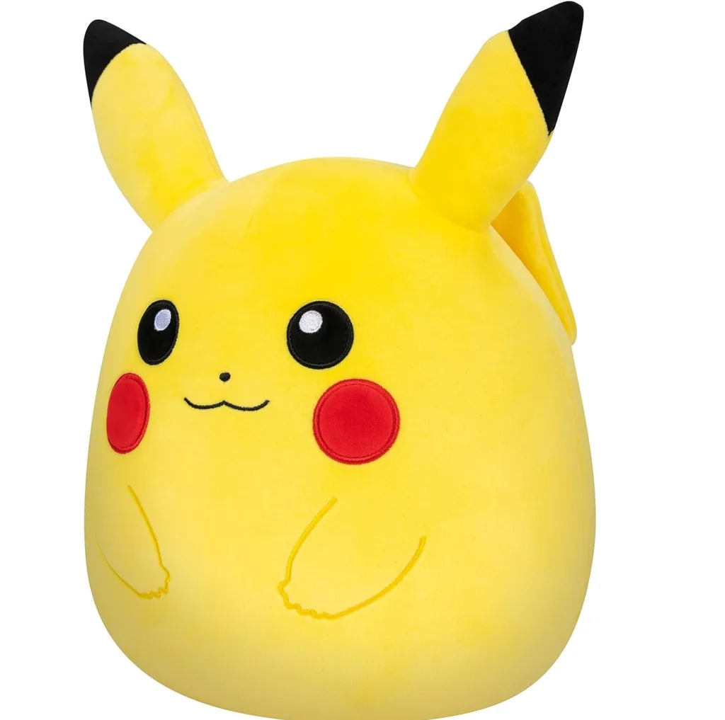 عروسک طرح پوکمون پیکاچو مدل PuffyFriends Pokemon Pikachu ارتفاع 34 سانتی‌متر