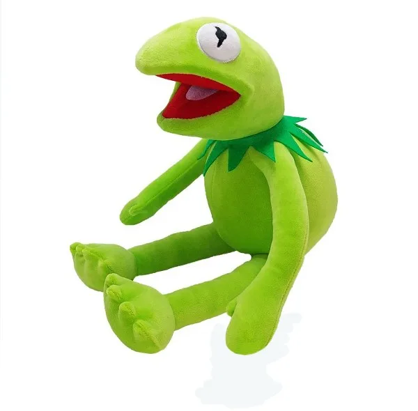 عروسک پولیشی قورباغه کرمیت مدل Kermit ارتفاع 50 سانتی متر