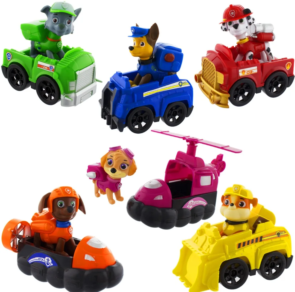 عروسک سگهای نگهبان مدل Paw Patrol Cars ست 12 تکه