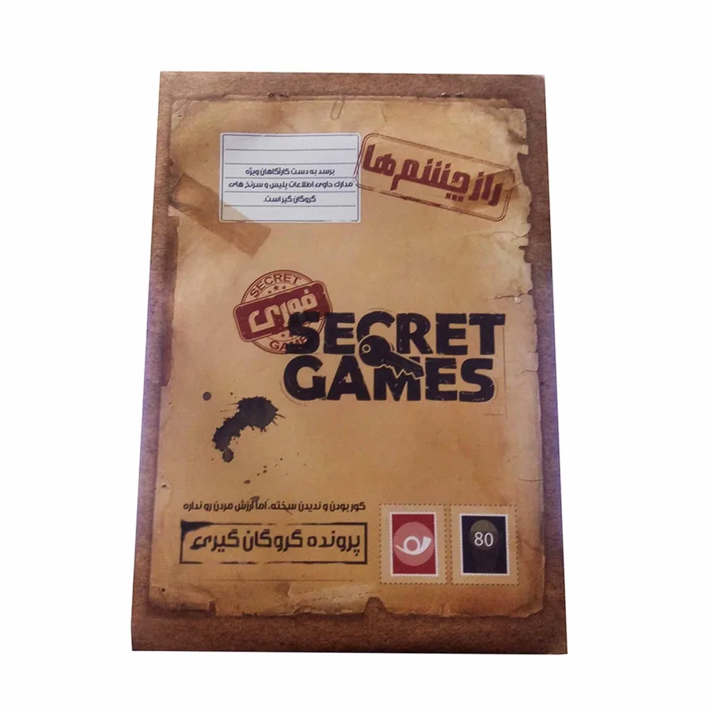 بازی فکری مدل پرونده گروگان گیری طرح راز چشم ها