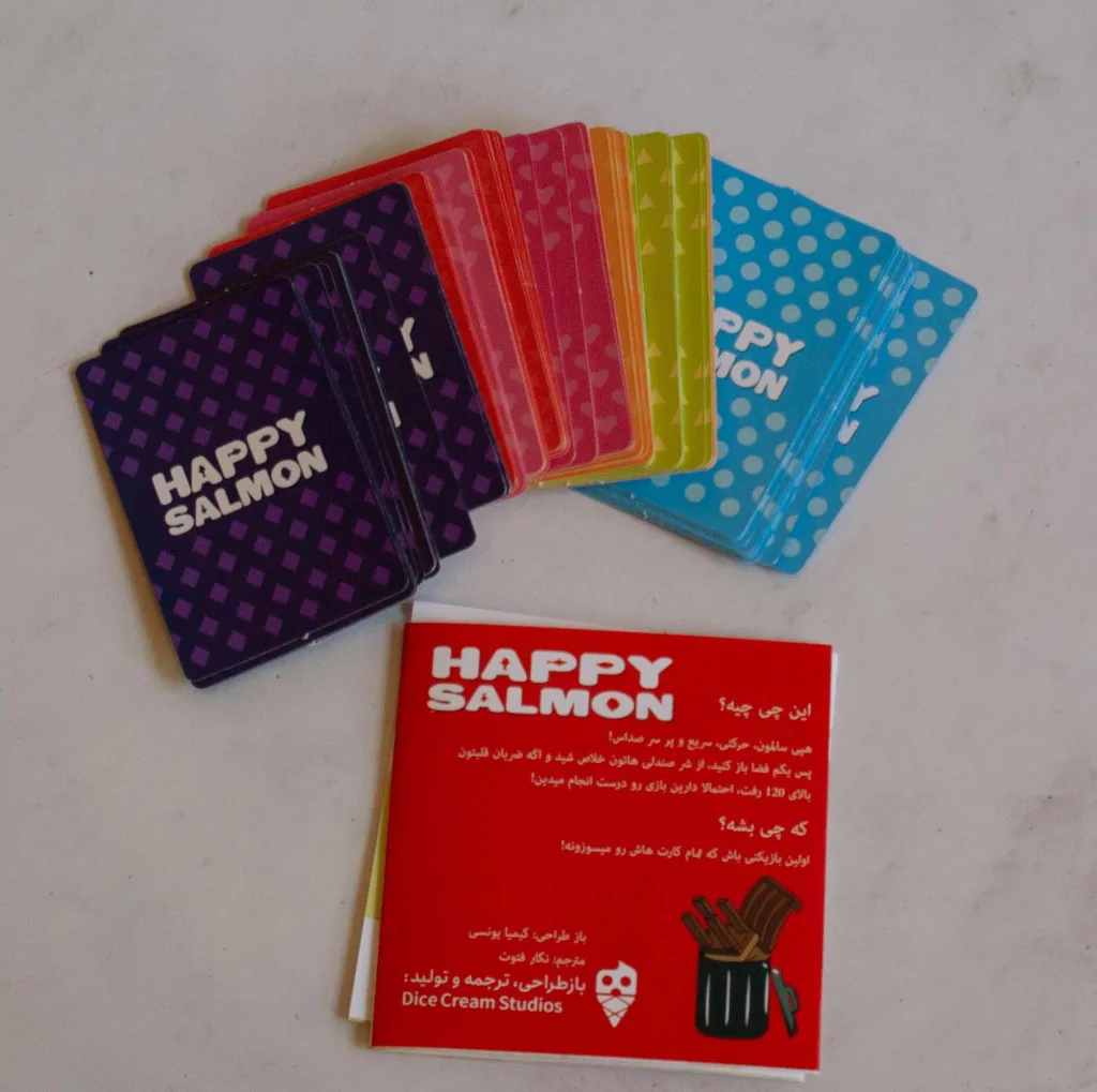 بازی فکری مدل  +HAPPY SALMON