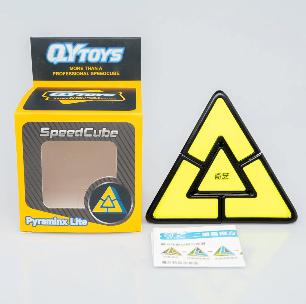 مکعب روبیک چی ای مدل هرم دوقلوی لایت کای وای QY Pyraminx Lite