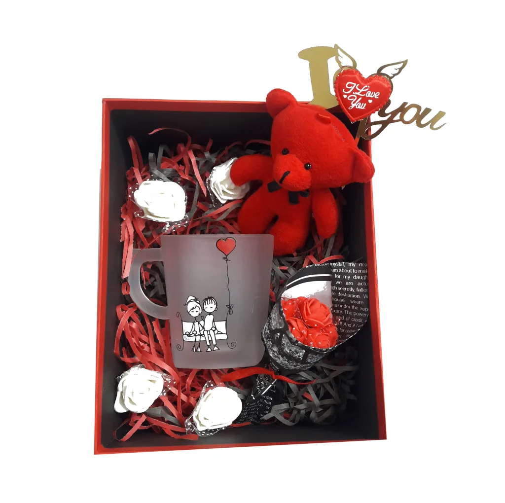 ست هدیه عروسک طرح mag love کد 003