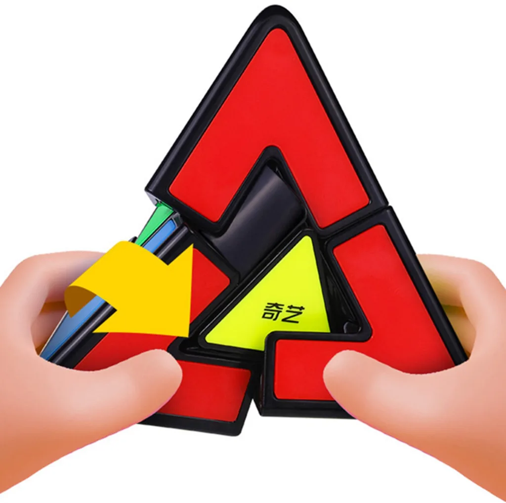 مکعب روبیک چی ای مدل هرم دوقلوی لایت کای وای QY Pyraminx Lite