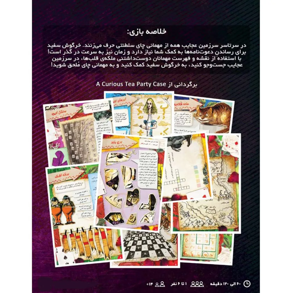 بازی فکری مدل پرونده آلیس در سرزمین عجایب