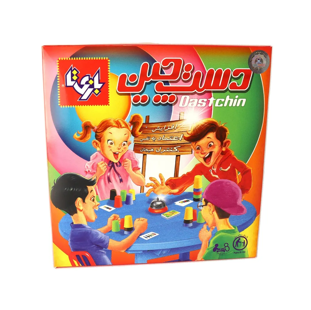 بازی فکری تا مدل دست‌چین 4 نفره، کارتی و سرعتی، افزایش هوش هیجانی و اعتماد به نفس، دارای 20 لیوان رنگی و زنگ فلزی، مناسب کودکان تا بزرگسالان، مدت بازی کمتر از 1 ساعت
