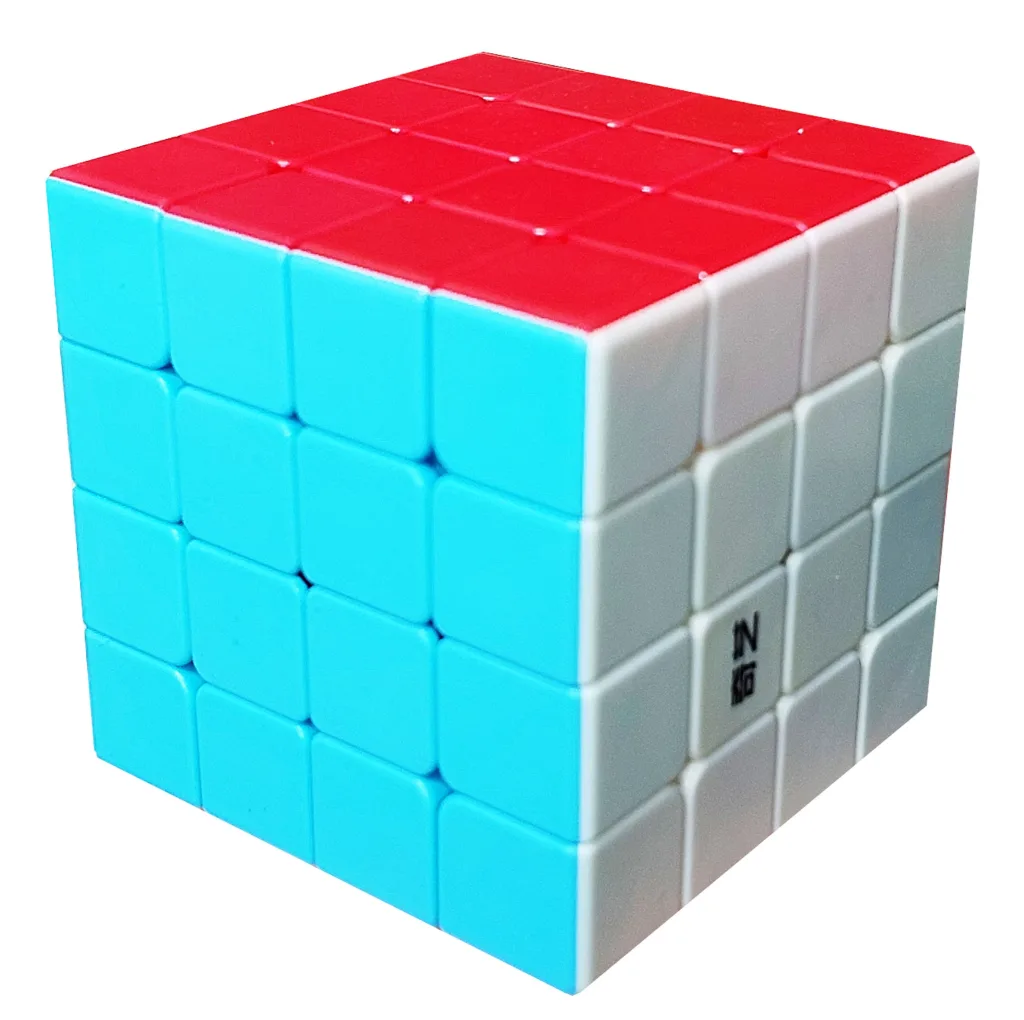 مکعب روبیک فکری 4×4 مدل QIYUAN 4 درجه سختی متوسط وزن 75 گرم ابعاد 40×40×40 میلی‌متر ساخت داخل کشور