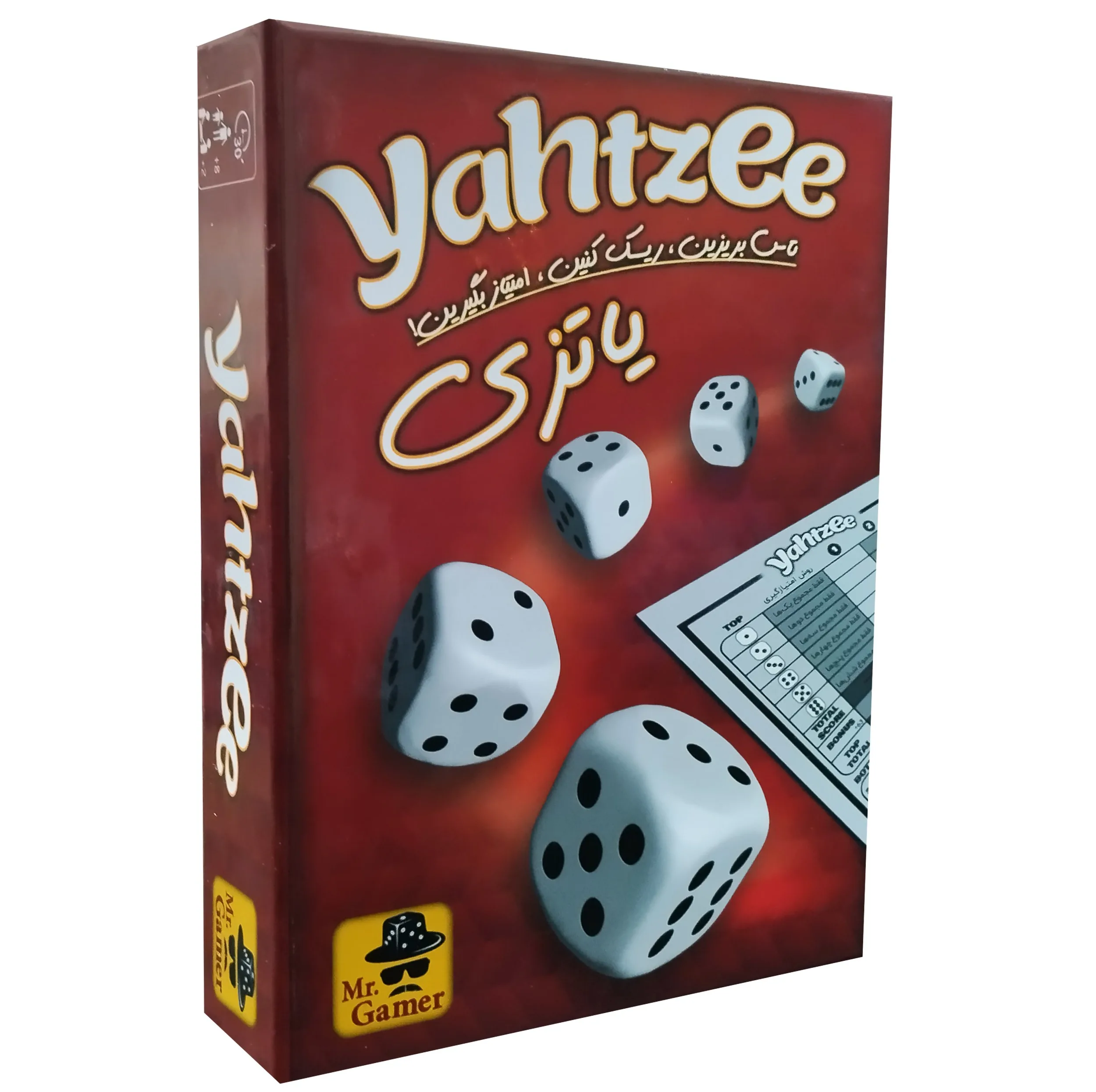 بازی فکری مدل یاتزی yahtzee