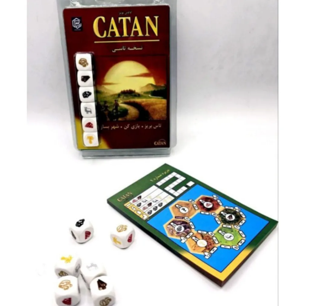 بازی فکری کاتان  مدل مهاجران نسخه تاسی Catan Dice Game