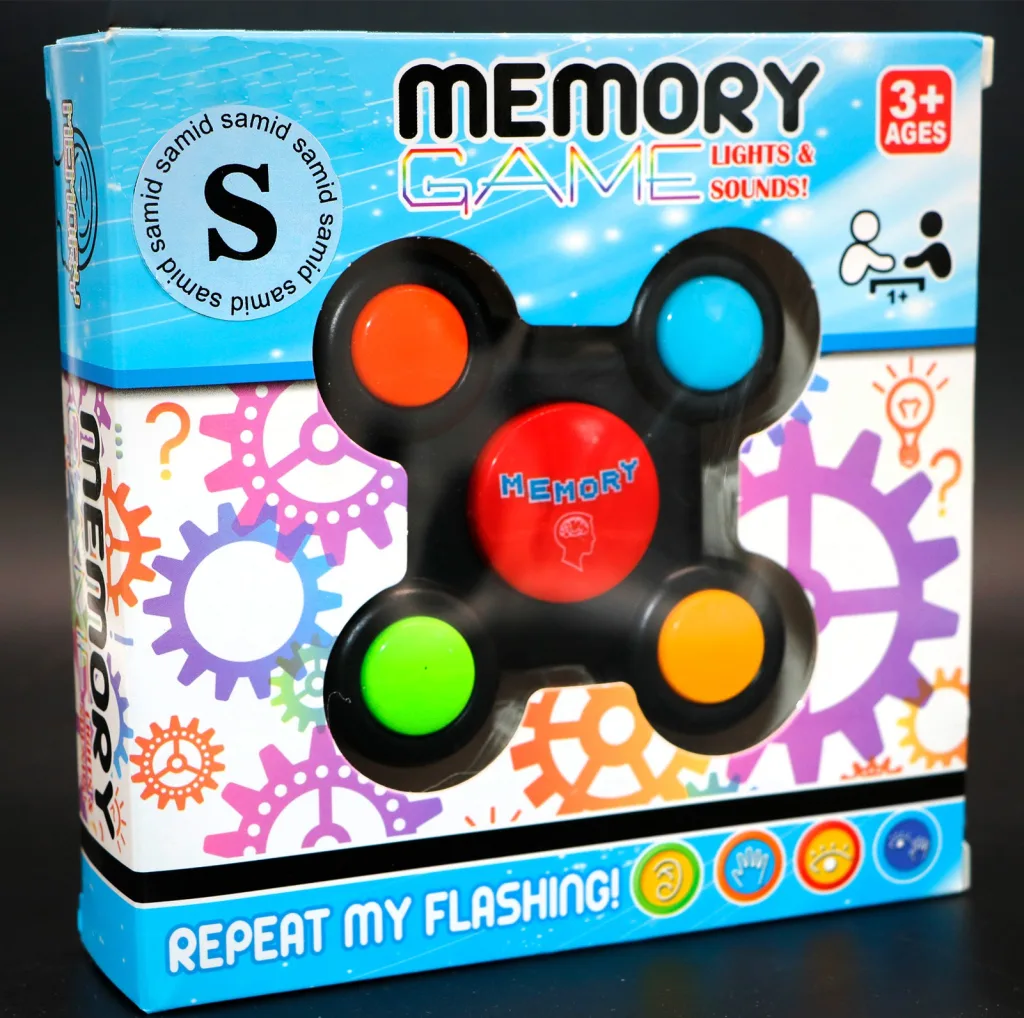 بازی فکری تقویت حافظه مموری گیم سمید مدل Memory Game با قابلیت چندنفره 1 تا 7 نفر، مناسب تمام رده‌های سنی، دارای مراحل چالش‌برانگیز و ابعاد جمع‌وجور قابل حمل