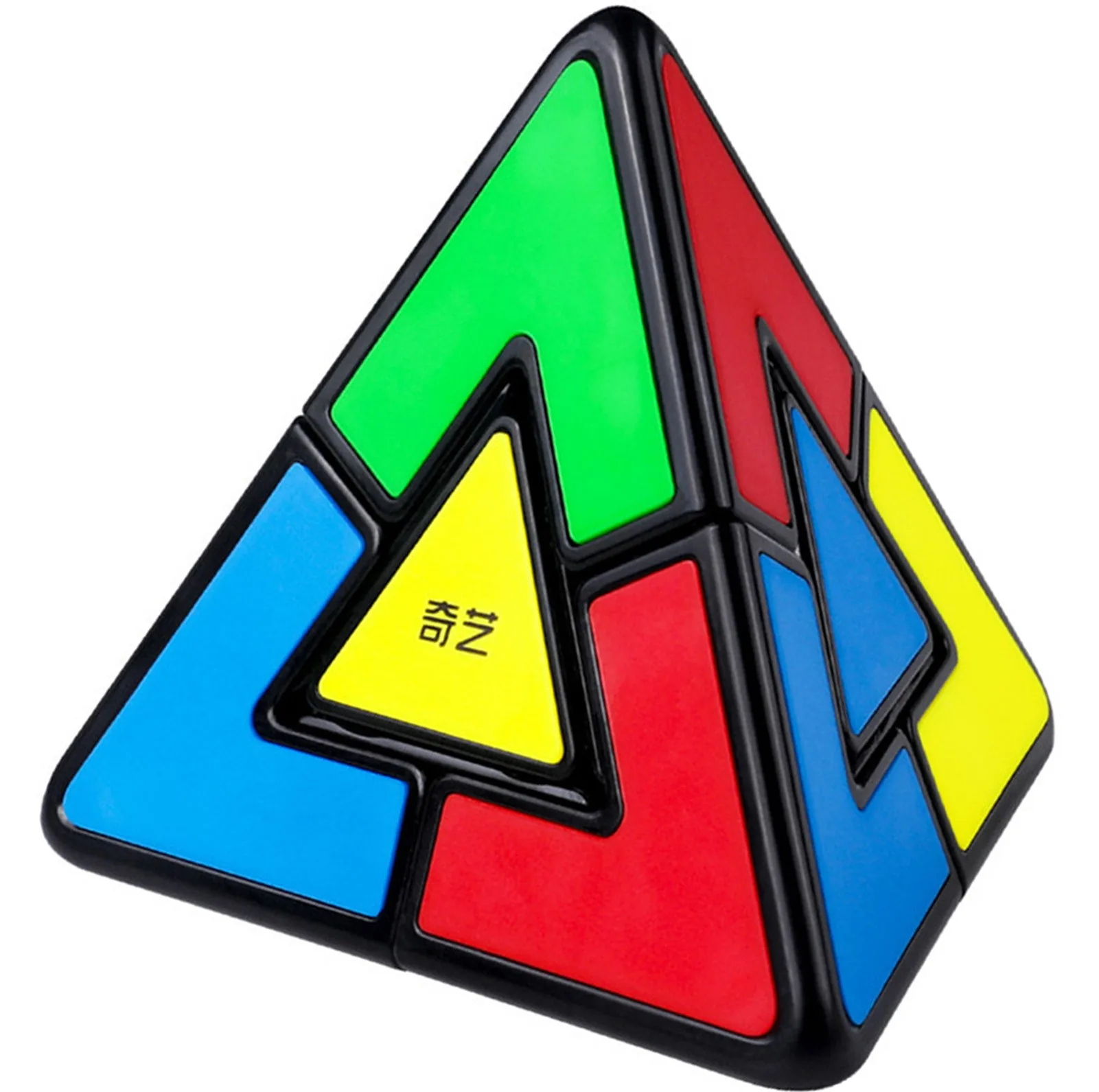 مکعب روبیک چی ای مدل هرم دوقلوی لایت کای وای QY Pyraminx Lite